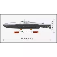 4. Cobi Okręt Podwodny U-Boot VIIC U- 96 ET4857