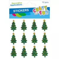 1. Craft With Fun Naklejki Choinka 545827