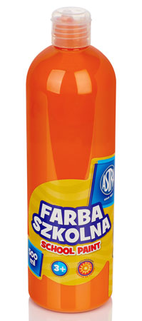 1. Astra Farba Szkolna 500 ml - Pomarańczowa 301112007