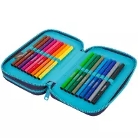 3. CoolPack Jumper 2 Piórnik Dwukomorowy Z Wyposażeniem Mrs Unicorn F066935