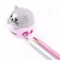 3. Kidea Temperówka Podwójna Zwierzaki 1szt 089895