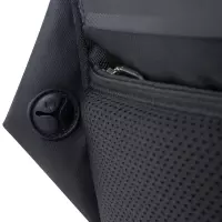 11. R-Bag Plecak Męski na Laptopa 15" z USB Fort Black Z051