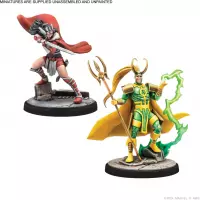 2. Marvel: Crisis Protocol - Mighty Thor, Lady Sif, Thor, Hero of Midgard & Loki, Prince of Lies