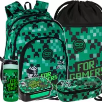 1. CoolPack Zestaw Szkolny Game Zone 5el. Plecak Prime Pro F162826 + Worek F070826 + Piórnik F062826 + Z08826 + Z18826