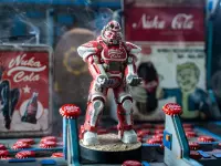 11. Stojak Fallout: Nuka Cola Power Armour 