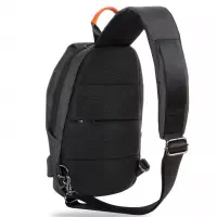 5. R-Bag Plecak Męski na Ramię z USB Photon Black Z101