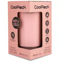 2. CoolPack Kubek Termiczny Metalowy Tom 350ml Powder Pink Z29004
