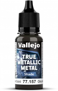 1. Vallejo: 77.157 - True Metallic Metal - Shade - Arcane Gold (18 ml)