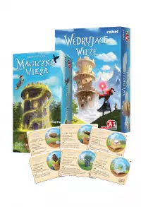 1. Wędrujące Wieże + Wędrujące wieże: Zestaw mini dodatków #1 + Wędrujące wieże: Magiczna wieża