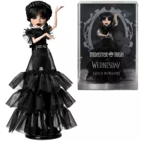 7. Mattel Wednesday Rave'n Balowa Sukienka HXJ03