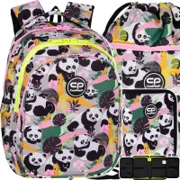 1. CoolPack Zestaw Szkolny Panda Gang 3el. Plecak F029829 + Worek F070829 + Piórnik F076829