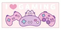 1. Podkładka pod Myszkę / Mata na Biurko Pusheen  - Kocham Grać