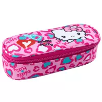 1. Coolpack Campus Piórnik Tuba Usztywniona z Organizerem Hello Kitty Pink 2 F062035