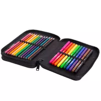 4. CoolPack Jumper XL Piórnik Dwukomorowy Z Wyposażeniem Cherries C77238