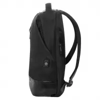 3. R-Bag Plecak Męski na Laptopa 14" z USB Ridge Black Z281