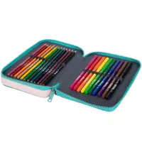 4. CoolPack Jumper XL Piórnik Dwukomorowy Z Wyposażeniem Princess Bunny E77536