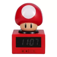 5. Budzik Super Mario - Grzybek (wysokość: 16 cm)