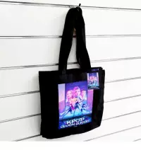 2.  Torba na zakupy K-POP Demon Hunters - KEY ART - czarna