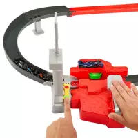 5. Mattel Hot Wheels Racing Formuła 1 Tor Wyścigowy 3 Samochody JDY15