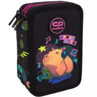 1. CoolPack Jumper 3 Piórnik Trzykomorowy Z Wyposażeniem Capybara Music F067961