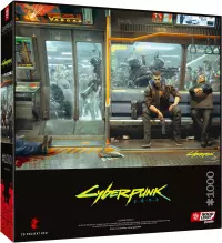 2. Good Loot Gaming Puzzle: Cyberpunk 2077 Metro (1000 elementów)