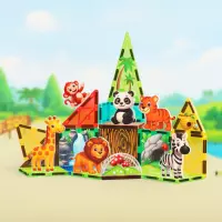 3. Mega Creative Klocki Magnetyczne Zoo 27el. 589648