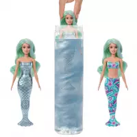 3. Mattel Lalka Barbie Niespodzianka Color Rev Syrenka HRK12