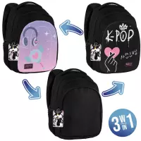 6. BackUp Plecak Szkolny K-Pop 3w1  PLB8D37