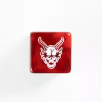 5. Gamegenic: Stranger Things - D6 Dice Set - Hellfire Club (12x)