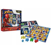 2. Trefl Spider-Man 2w1 Chińczyk - Węże i drabiny