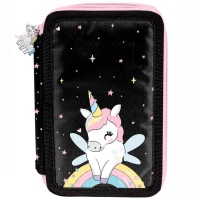 5. Paso Piórnik Trzykomorowy Z Wyposażeniem Rainbow Unicorn PP23UI-023
