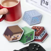 7. Zestaw 4 Podkładek Minecraft
