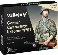 1. Vallejo: Model Color - Figure - German Camouflage Uniforms WWII (16 x 18 ml)