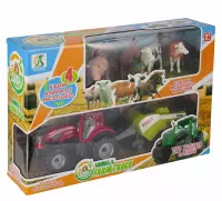 7. Mega Creative Farma Traktor z Przyczepą + Zwierzęta 569549