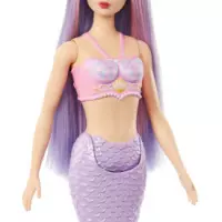 2. Mattel Barbie Lalka Syrenka Fioletowy Ogon HRR06 WB4