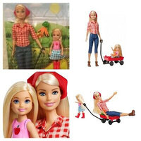 10. Mattel Barbie Zestaw Lalka Barbie + Siostra Chelsea Na Farmie GCK84