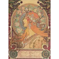 3. Interdruk Puzzle 1000 el. Art 9 Mucha 385109