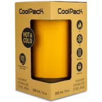 1. CoolPack Kubek Termiczny Metalowy Tom 350ml Mustard Z29005
