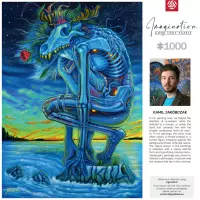 6. Good Loot Imagination Puzzle: Kamil Jakóbczak Biały Wilk / White Wolf (1000 elementów)