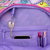 7. CoolPack Zestaw Szkolny Pastel Hearts 3el. Plecak F029832 + Piórnik F076832 + Worek F070832