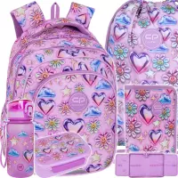 1. CoolPack Zestaw Szkolny Balloons 5el. Plecak Fast F163970 + Worek F159970 + Piórnik F076970 + Z17970 + Z18970