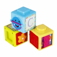 4. Bam Bam Klocki Edukacyjne 3szt 482510