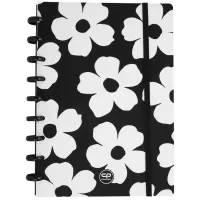 1. CoolPack Kołozeszyt z Gumką Flores Jasmine B5 100 Kartek Kratka 97646PTR