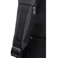13. R-Bag Plecak Męski na Laptopa 15" z USB Fort Black Z051