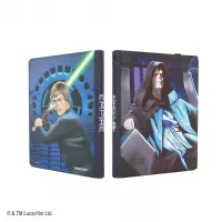 7. Gamegenic: Star Wars Unlimited - Ashes of the Empire -  Zip-Up Album 18-Pocket - Jedi Luke Skywalker & Emperor Palpatine