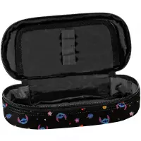 3. BeUniq Piórnik Tuba Usztywniona Stitch Black DS26MM-013