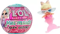 1. MGA LOL Laleczka z Niespodzianką Surprise Mermaids Baby Sisters Syrenka w Muszelce 556512