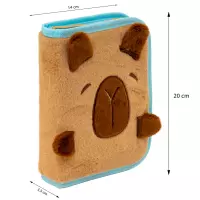 6. AstraBag Piórnik AC1 Pojedynczy Dwuklapkowy bez Wyposażenia Fluffy Capy 503026025