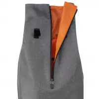 4. R-Bag Plecak Męski na Laptopa 15" z USB Hopper Grey Z032