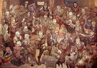 4. Good Loot Gaming Puzzle: The Witcher (Wiedźmin) Birthday (1000 elementów)